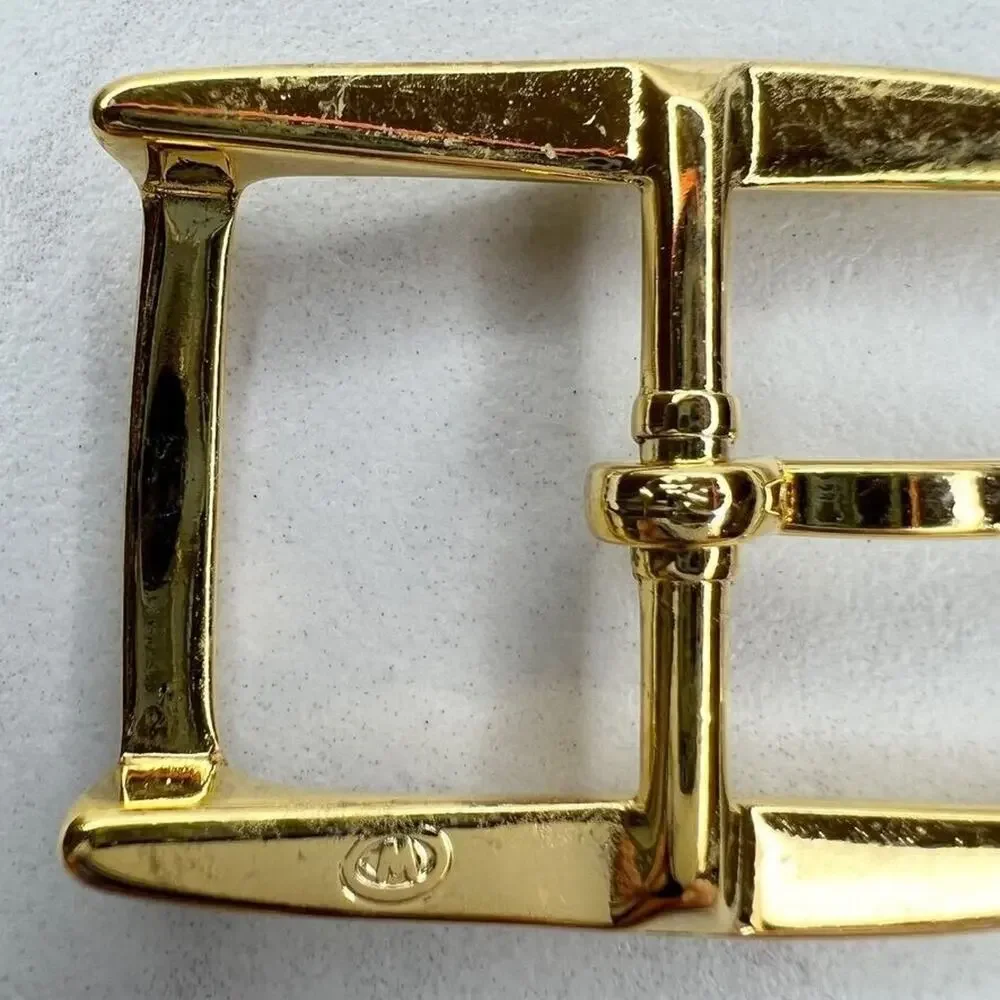 Vintage Gold Tone Simple Basic Belt Buckle for up to 1 Inch Belt